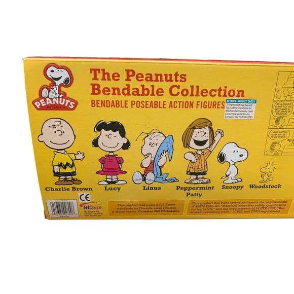 The Peanuts Collection Bendable Passable Figures NEW in box - Picture 8 of 9